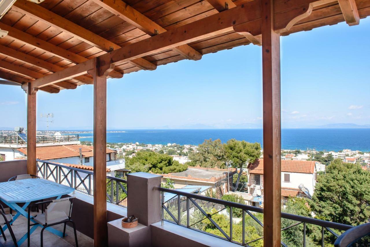 Peris Panoramic Villa Near Athens Airport Paralia  Kültér fotó